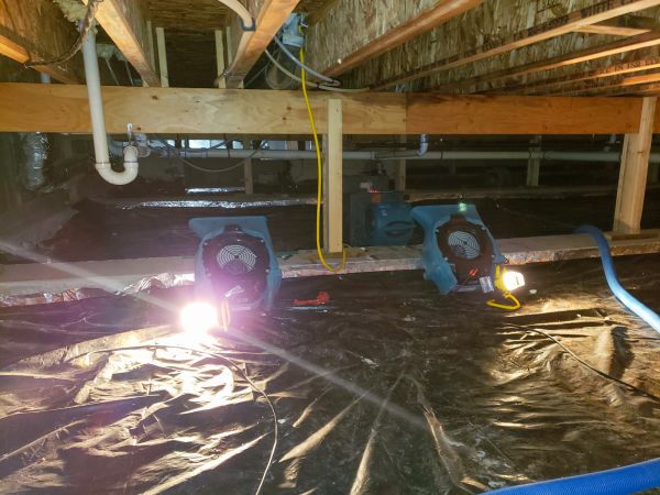Crawlspace Water Removal in Waterford